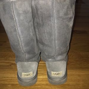 Tall gray uggs!
